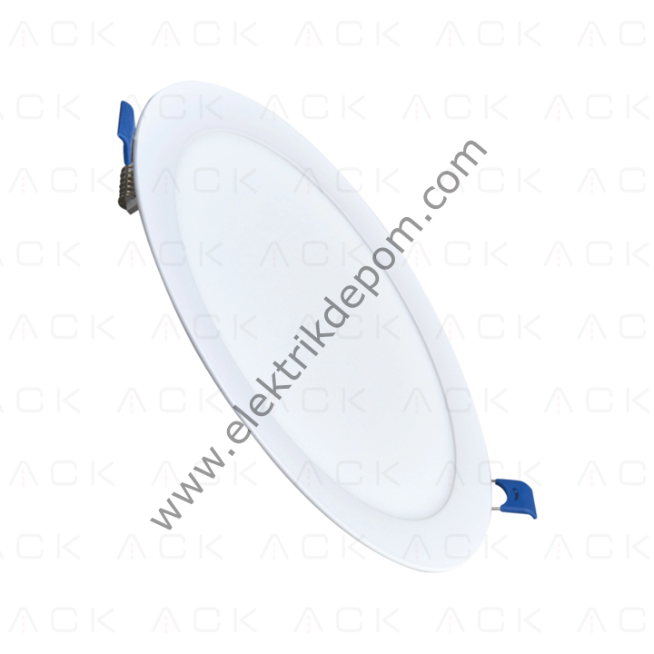 ACK 9 W PANEL LED - 3000K - YUVARLAK - SIVALTI