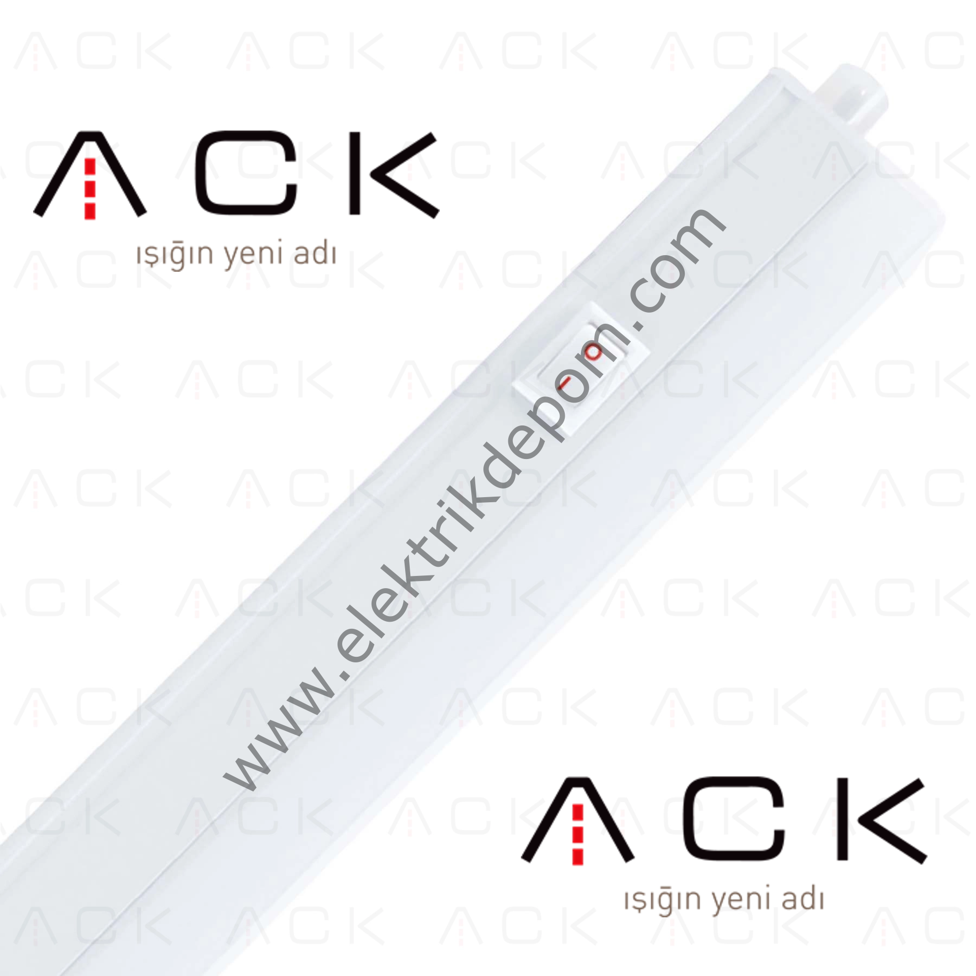 ACK 11W T5 873 mm Merkür LED Bant Armatür 6500K
