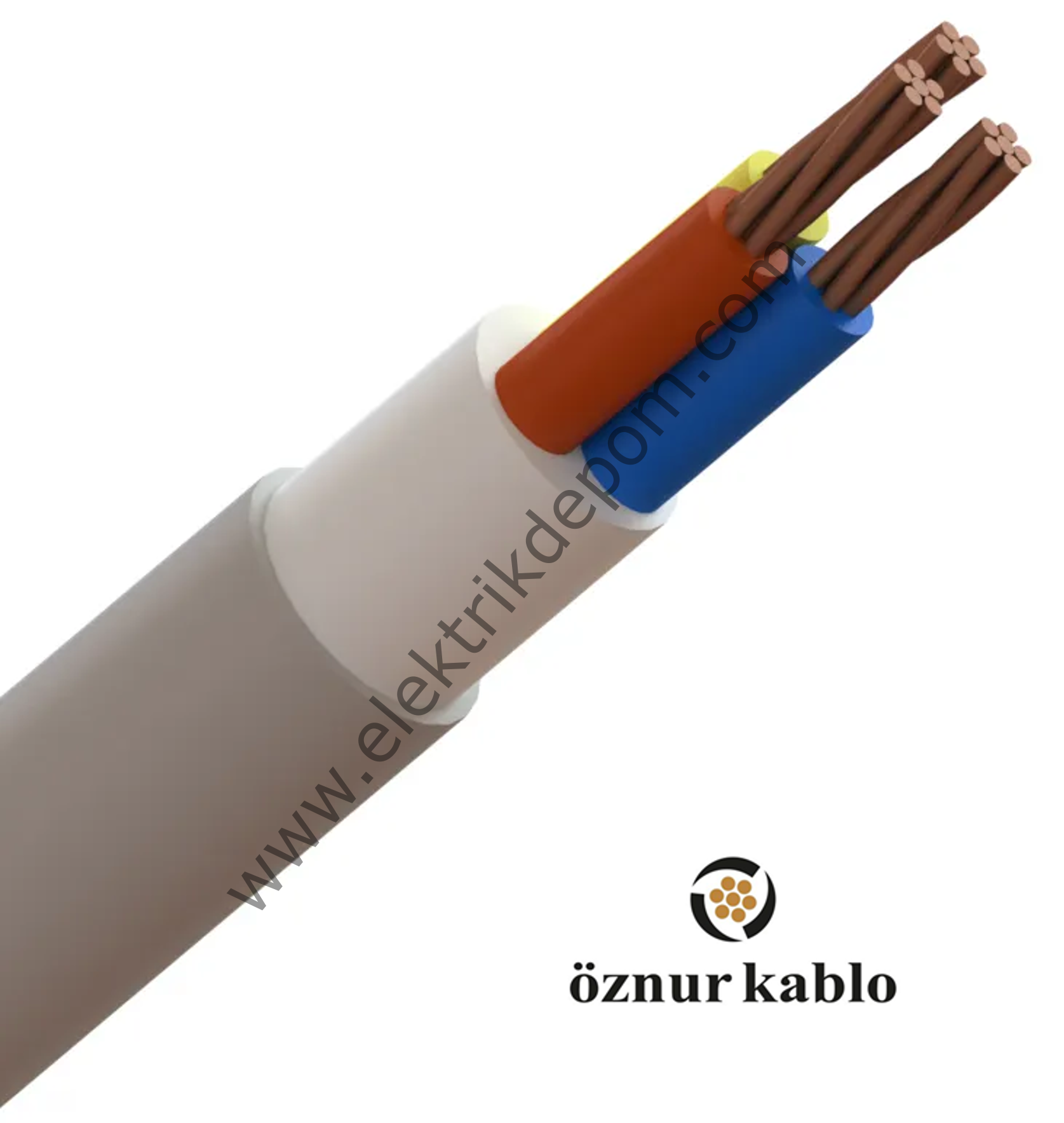 ÖZNUR 3X10 NYM ANTİGRON KABLO (100M) TOP