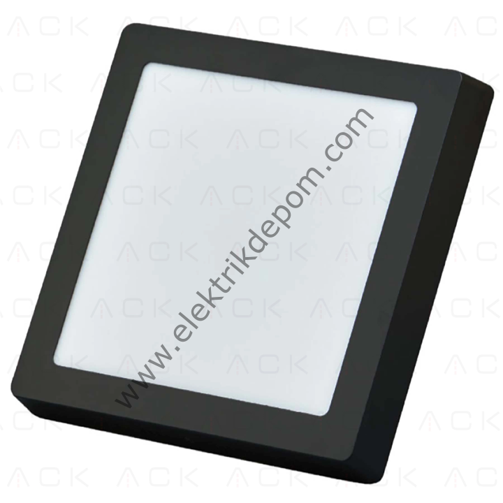 ACK 32 W SIVA ÜSTÜ PANEL LED - 4000K - KARE - SİYAH KASA
