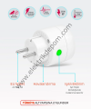 UCOMEN PA-GEBA-01SW 10 AMPER WIFI TUYA DESTEKLİ AKILLI PRİZ