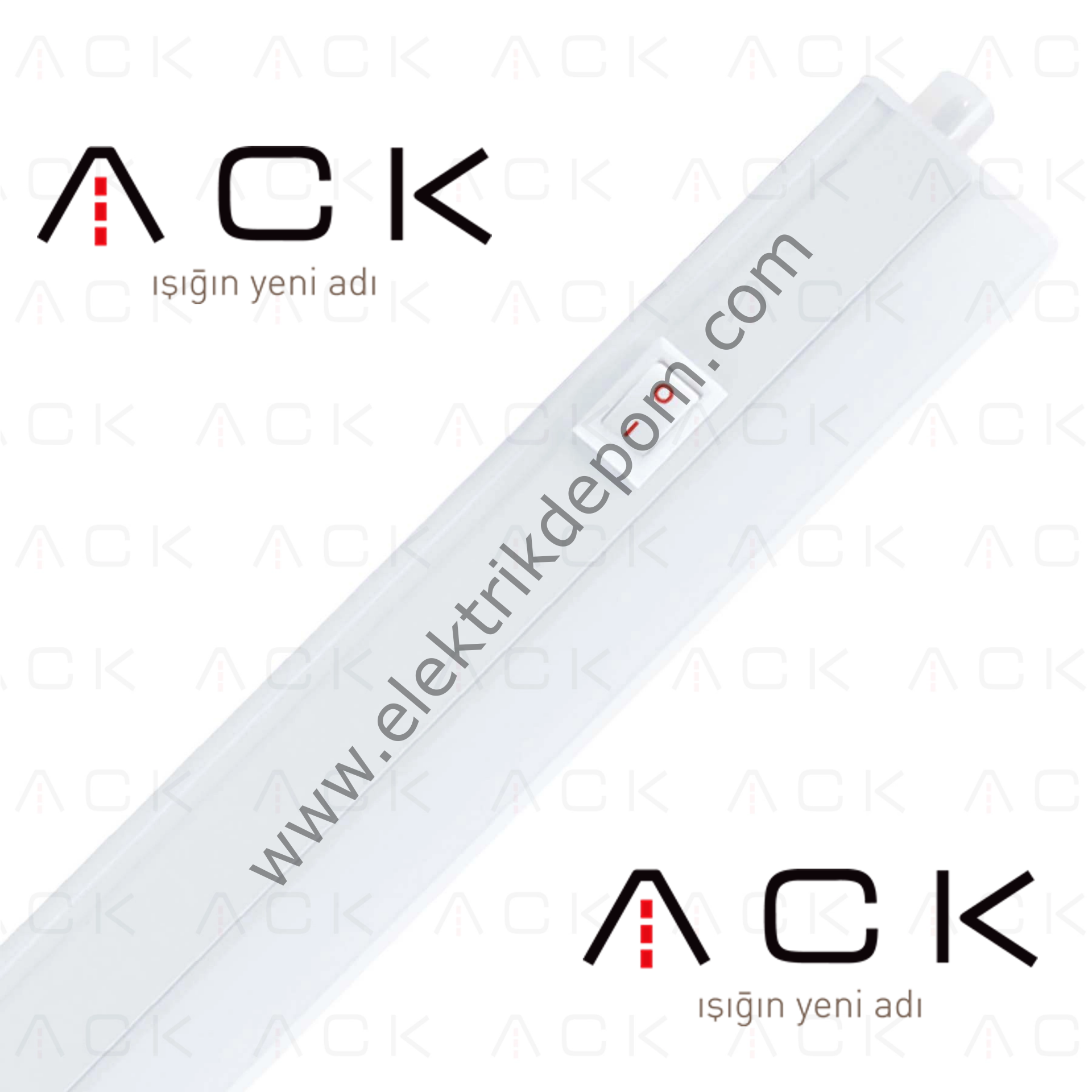 ACK 14W T5 1173 mm Merkür LED Bant Armatür 3000K