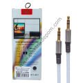 POWERMASTER PM-3779 3.5 MM 1.2 METRE ERKEK/ERKEK BEYAZ STEREO AUX KABLO